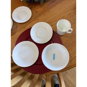 Corelle Winter Frost White – 7 Bowls, 6‎ Plates, 6 Saucers & 5 Cups, Classic Set